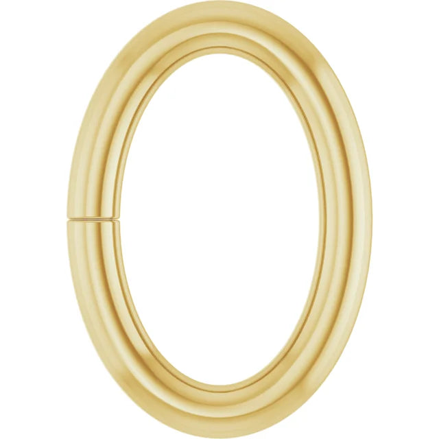 14K Oval Bail