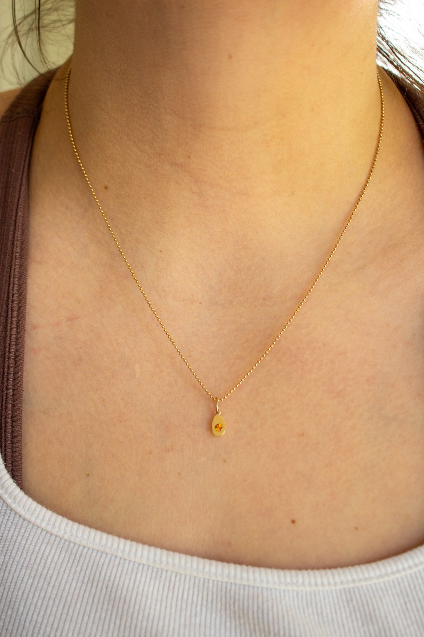 14K Egg Charm