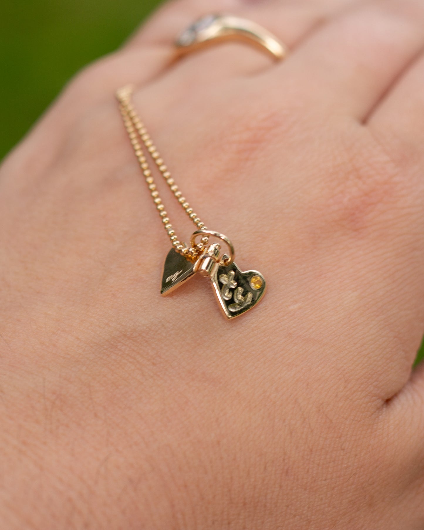 90's 14K Toy Heart Tag