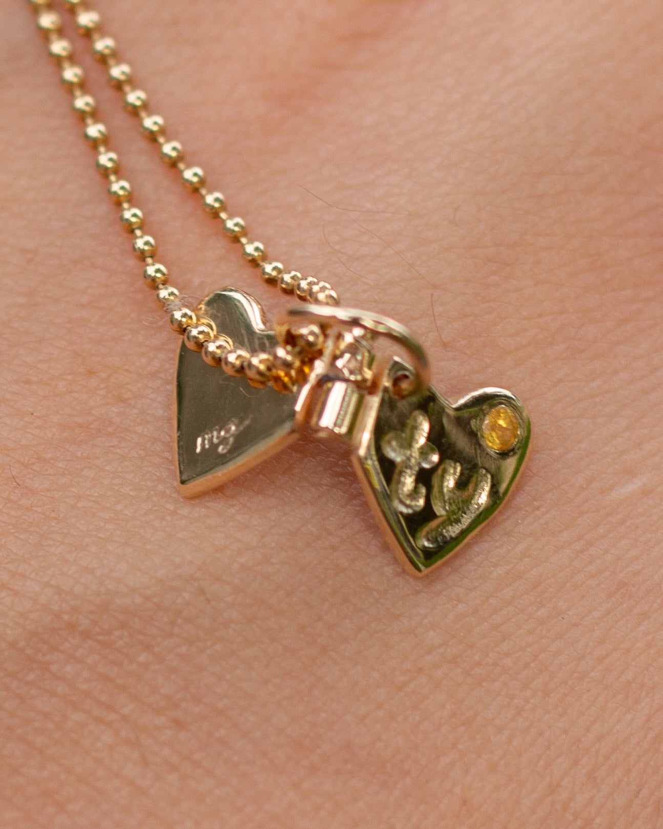 90's 14K Toy Heart Tag