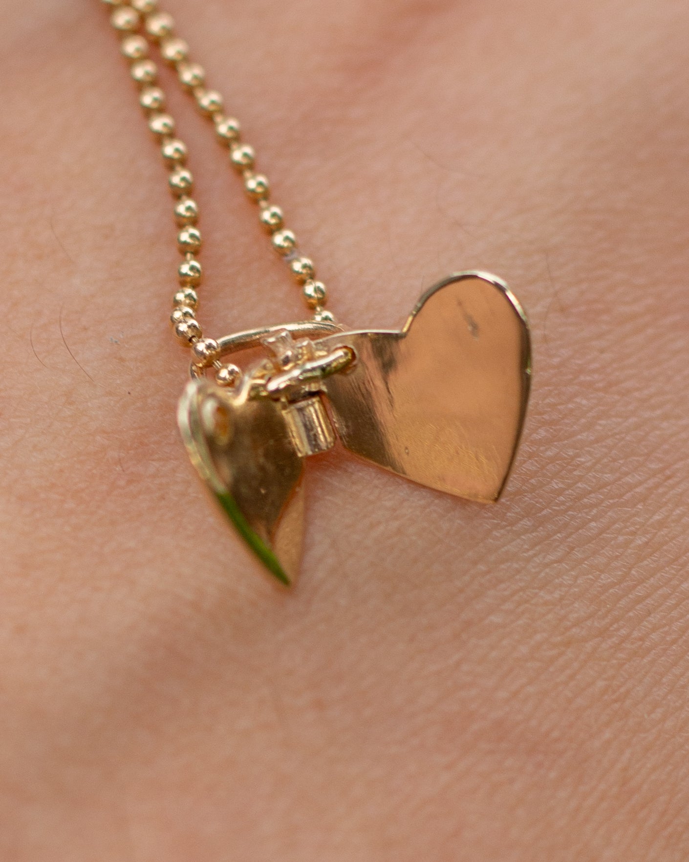 90's 14K Toy Heart Tag