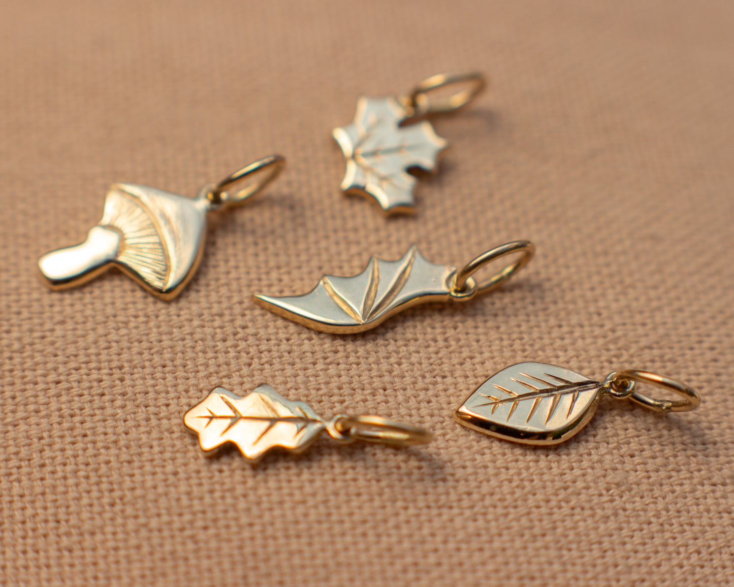 14K Beech Leaf