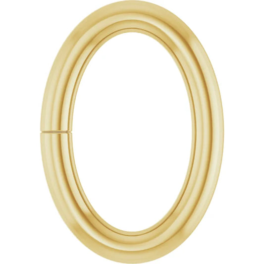 14K Oval Bail