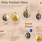 14K Skim Pendant - Choose Your Own Stone