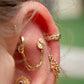 14K Lab Diamond Sunbeam Threadless End