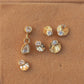 14K Lab Diamond Sunbeam Threadless End