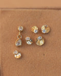 14K Lab Diamond Sunbeam Threadless End