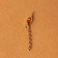 14K Marquise Citrine Ball Chain Dangle