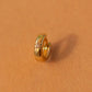 14K Diamond Star Huggie