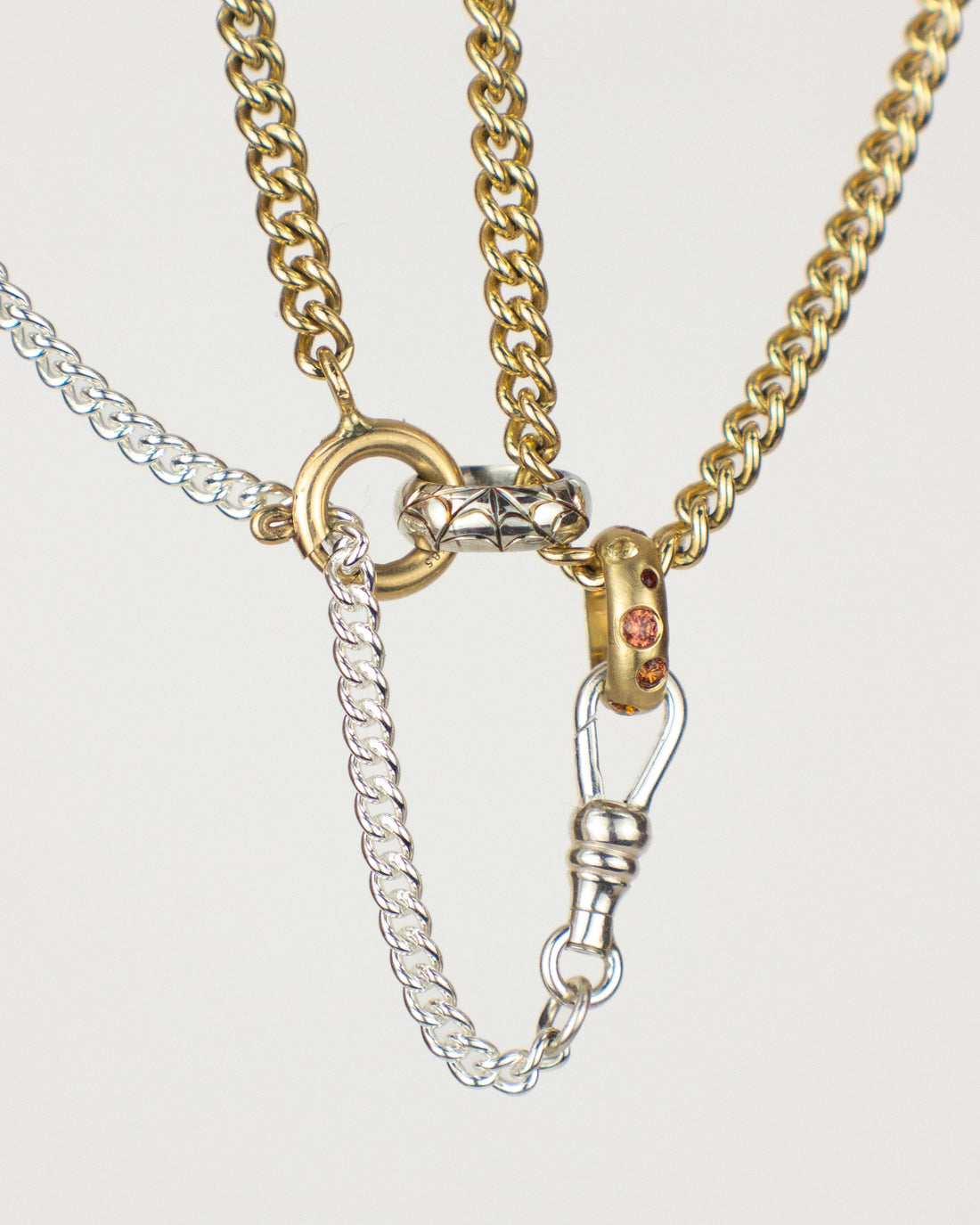 14K Falling Leaves Spacer Bead