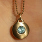 14K Skim Pendant - Choose Your Own Stone