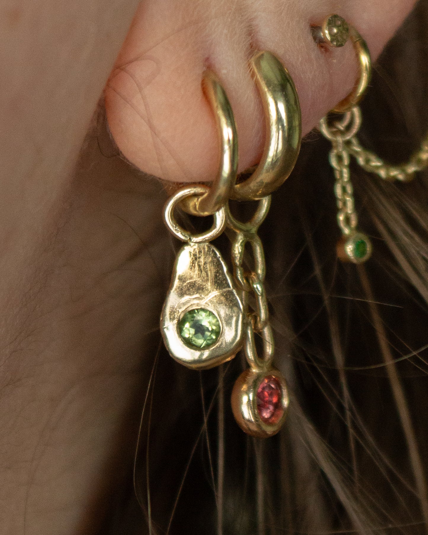 14K Avocado Charm
