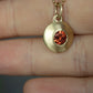 14K Skim Pendant - Choose Your Own Stone