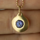 14K Skim Pendant - Choose Your Own Stone
