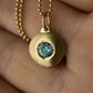 14K Skim Pendant - Choose Your Own Stone