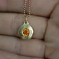 14K Skim Pendant - Choose Your Own Stone