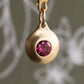 14K Skim Pendant - Choose Your Own Stone