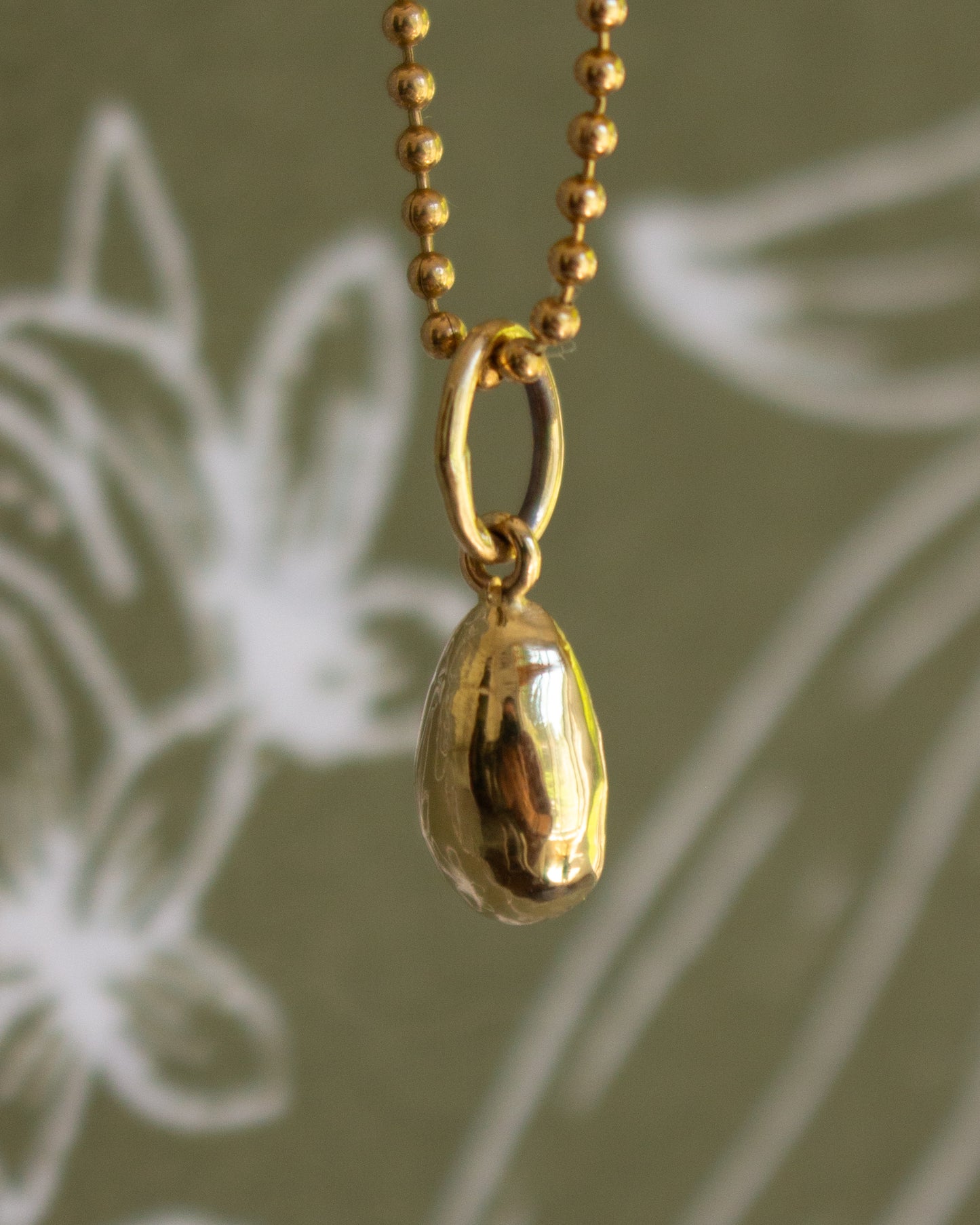 14K Egg Charm