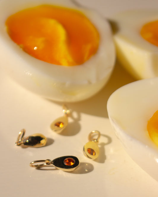14K Egg Charm