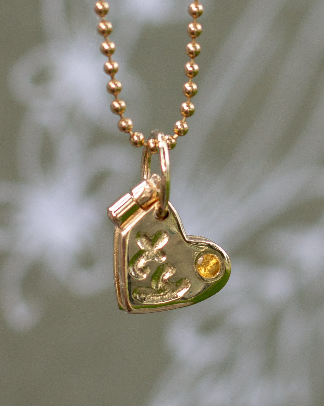 90's 14K Toy Heart Tag