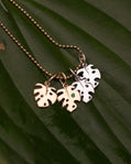 14K Monstera Charm