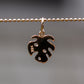 14K Monstera Charm