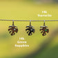 14K Monstera Charm