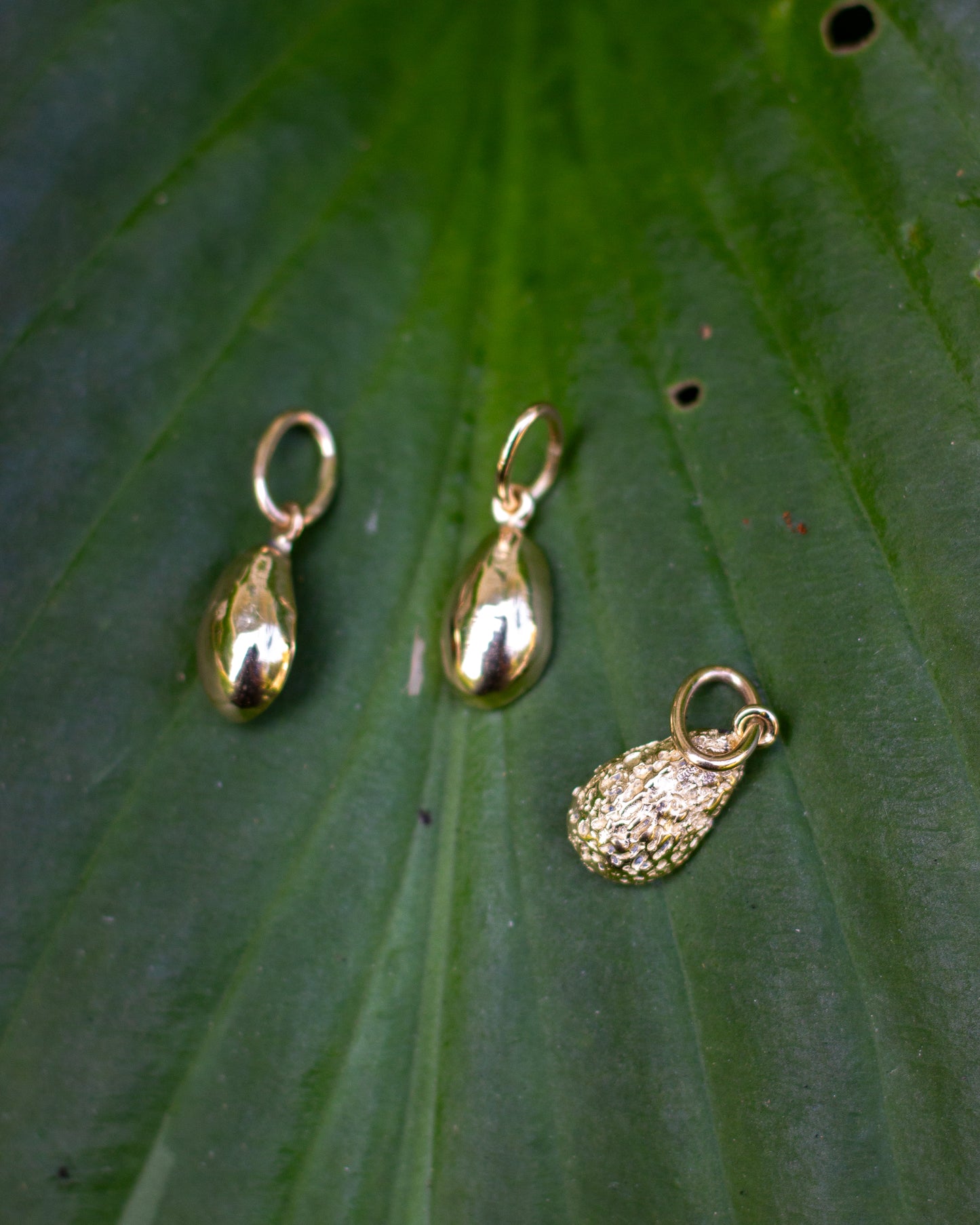 OOAK Avocado & Egg Charms
