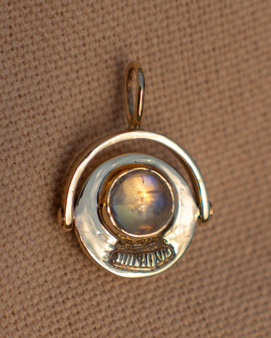 14K Crystal Ball Spinner