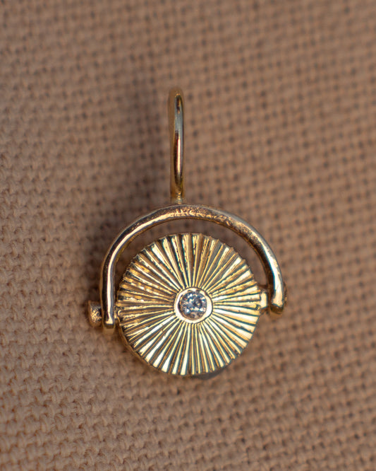 14K Crystal Ball Mini Spinner