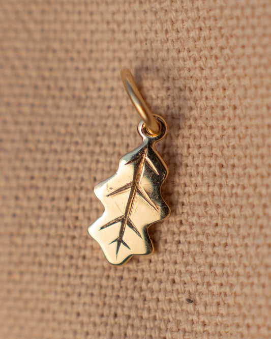 14K Oak Leaf