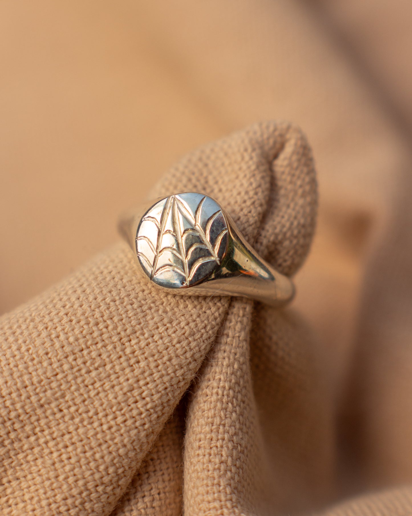 Spider Web Signet