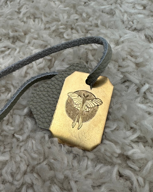 Luna Moth Bag Charm