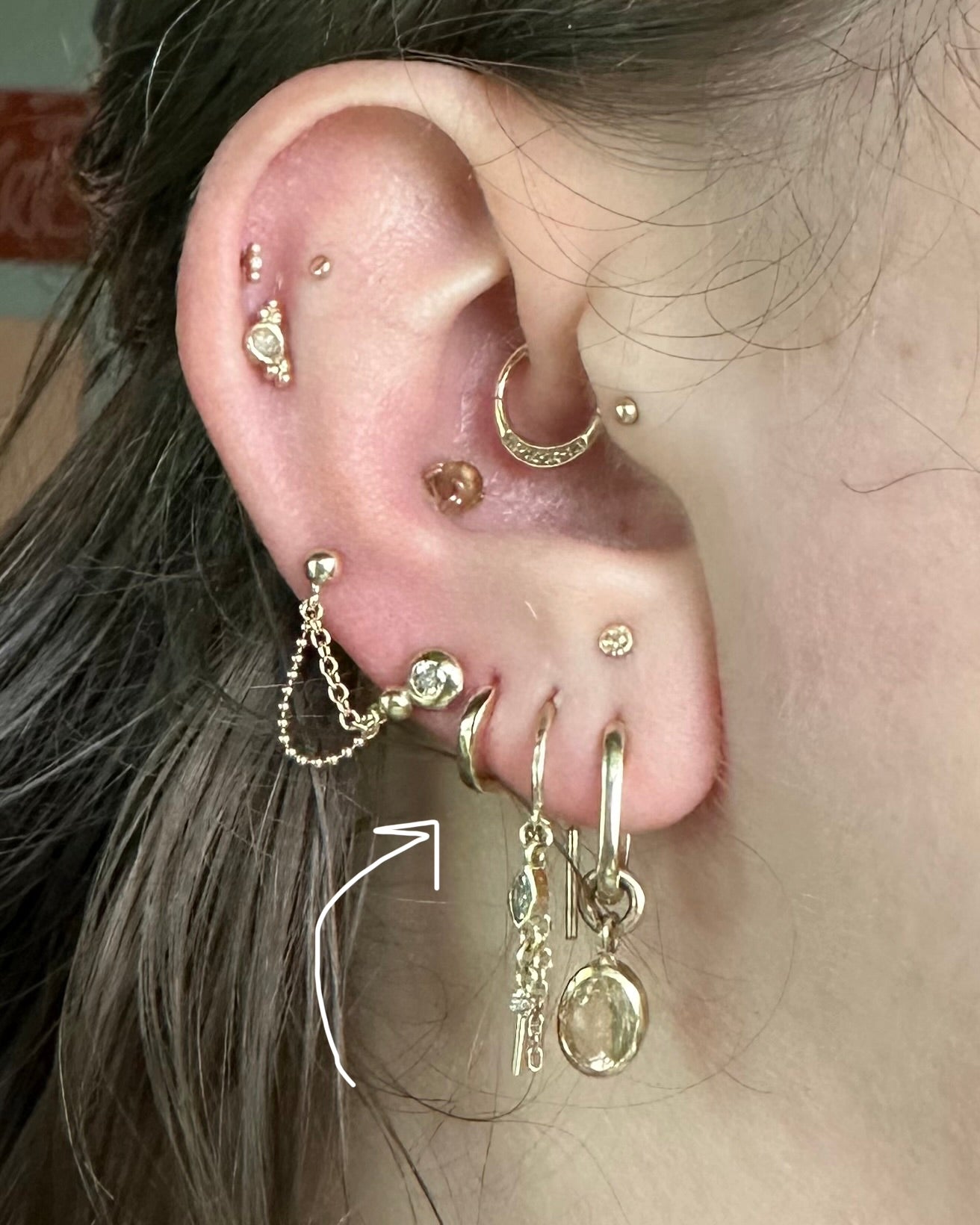 14K Huggies