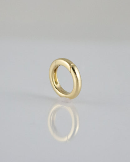 14K Circular Hinged Charm Holder