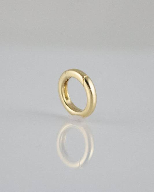 14K Circular Hinged Charm Holder