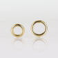14K Circular Hinged Charm Holder