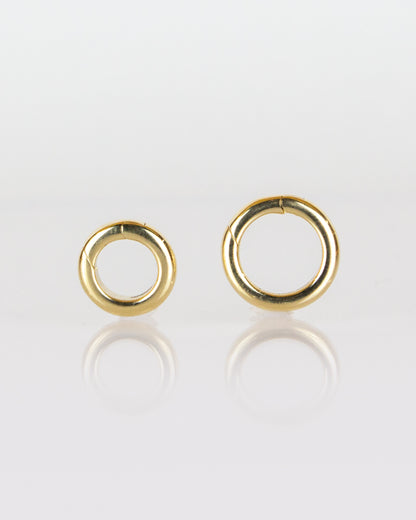 14K Circular Hinged Charm Holder
