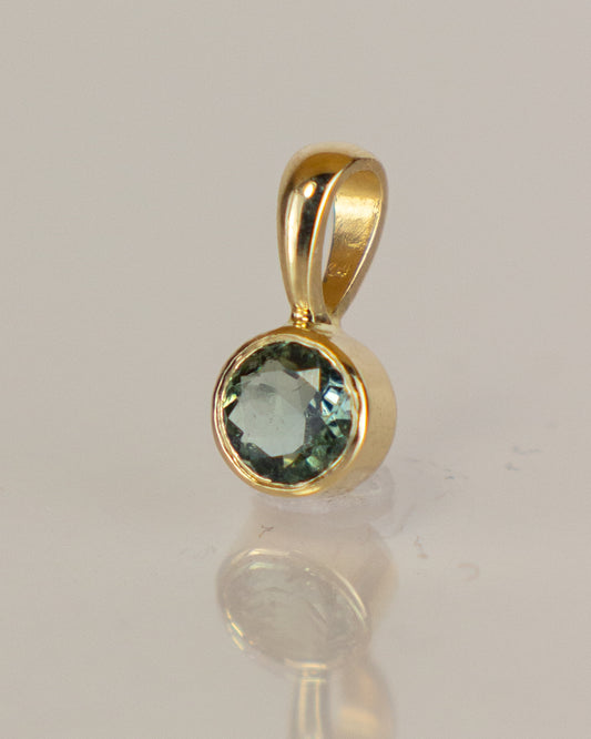 14K Tourmaline Pendant