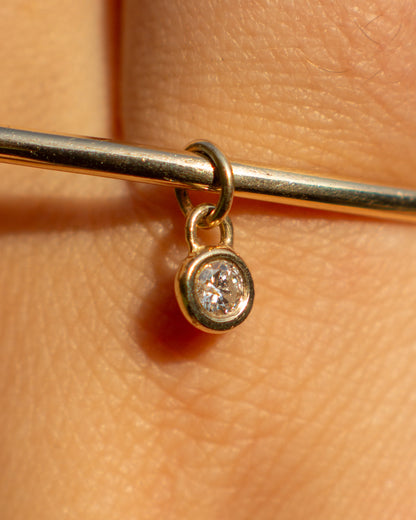 14K Rounded Oval Bangle