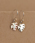 Monstera Hook Earrings