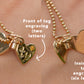 90's 14K Toy Heart Tag