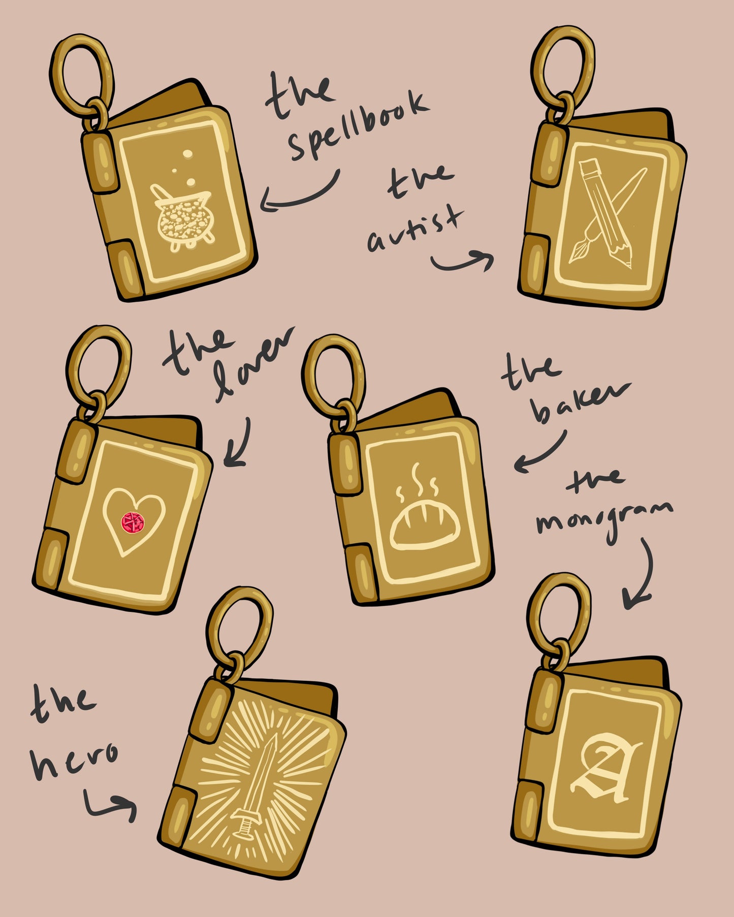 little book charm