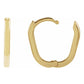 14K Oval Huggies