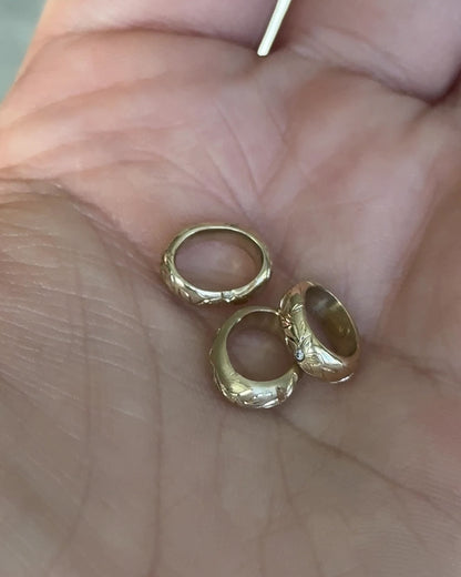 Hand Engraved Spacer Bead