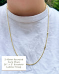 14K Charm Chain with Extender